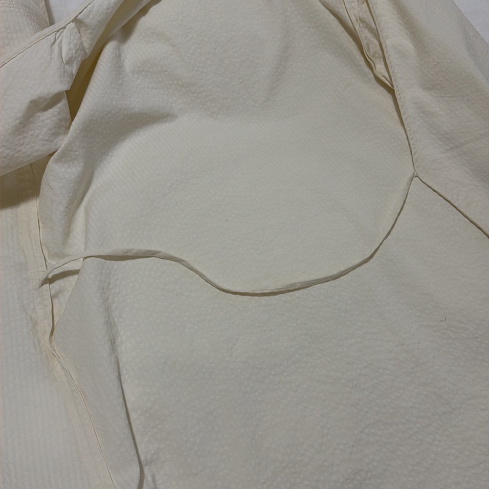 Everlane mini wrap dress organic cotton with stretch - Picture 9 of 9